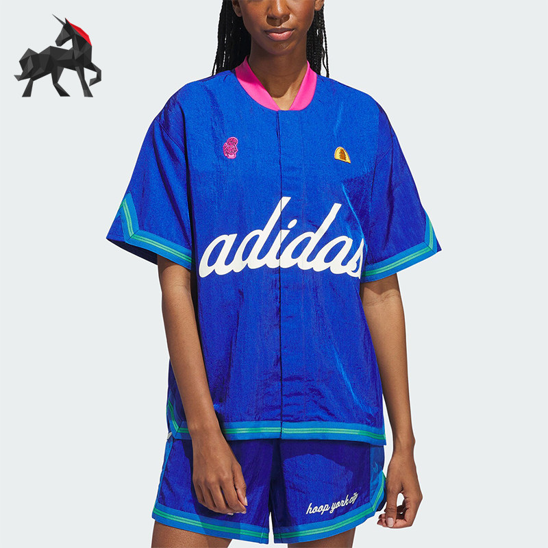 阿迪达斯男女篮球短袖上衣