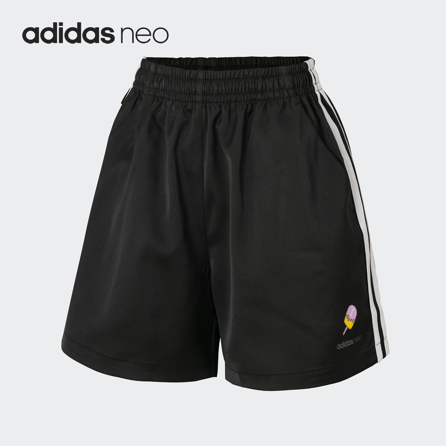 阿迪达斯女子冰棒宽松短裤