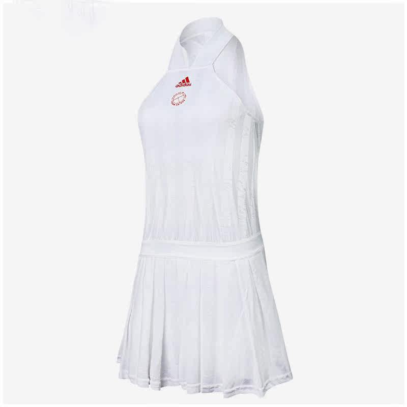 Adidas/阿迪达斯正品网球裙套装连衣裙女短裙运动百褶裙 FT6410