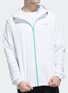 Adidas/阿迪达斯正品NEO男子防风衣休闲运动夹克 GR6927