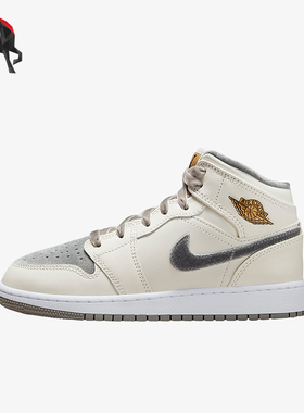 Nike/耐克正品JORDAN GS女子大童复古中帮休闲板鞋FB9899-100