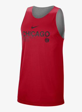 Nike/耐克正品芝加哥公牛队 STANDARD  男子双面穿背心CN0705