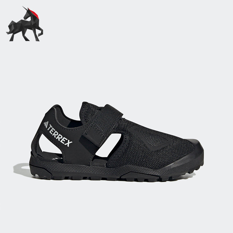 Adidas/阿迪达斯正品夏季大童户外运动沙滩凉鞋HQ5835