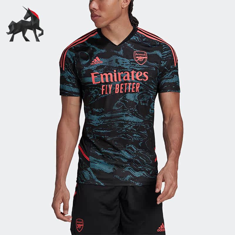 Adidas/阿迪达斯正品阿森纳男子透气足球运动短袖球衣 HC1251,运动服/休闲服装,运动T恤,淘宝优惠券,粉丝福利购,淘宝优惠卷