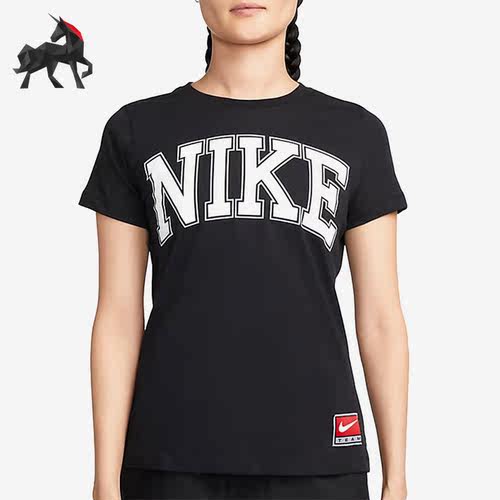 Nike/耐克正品夏AIR透气时尚女子休闲短款宽松短袖DR8988-010