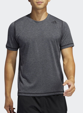 Adidas/阿迪达斯正品秋新款男子休闲舒适运动短袖T恤FL4452