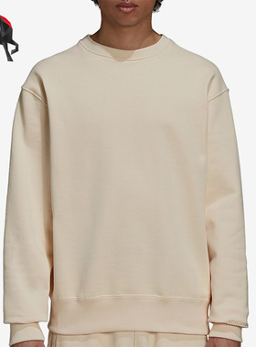 Adidas/阿迪达斯正品男女款跑步训练时尚圆领运动休闲卫衣 H58310