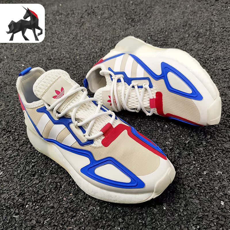 Adidas/阿迪达斯正品三叶草冬季女子ZX 2K BOOST休闲鞋FZ0220