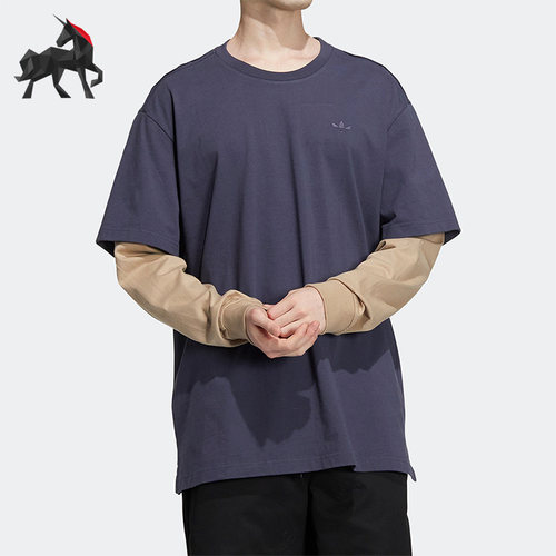 阿迪达斯三叶草男女运动长袖T恤