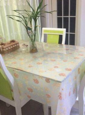 沃50cm宽50*80软玻璃PVC桌布防水防烫餐桌垫茶几垫透明磨砂水晶板