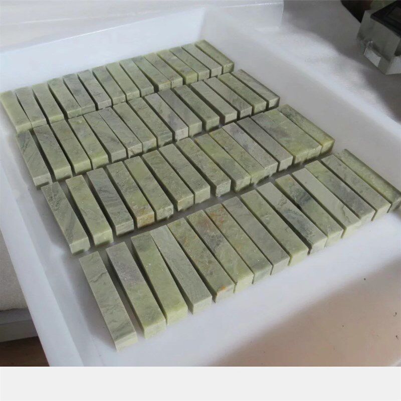 一组60方1.5*1.5*7CM青田石封门细磨青白石料练习章印章金石篆刻