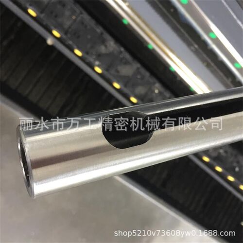 高硬度精密直线圆柱导轨镀铬活塞杆空心轴45#钢轴承钢硬软轴