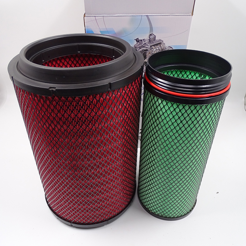 适配K2841解放J6空气滤芯豪沃空气滤清器滤芯曼胡 WG9725190102