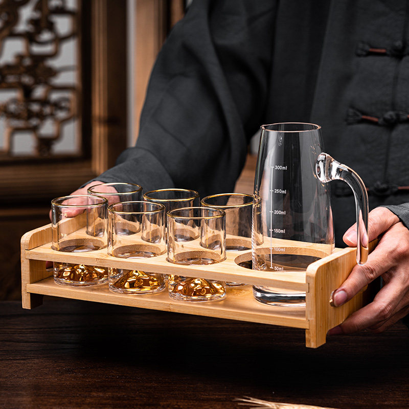 金山一两二两白酒杯套装家用