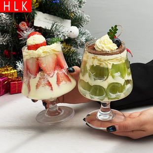 高颜值玻璃高脚杯创意鸡尾酒杯家用透明果汁杯