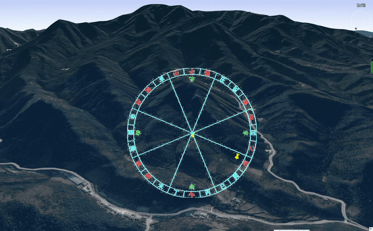 3d高清卫星地图电子罗盘电脑使用