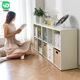 YDD书架落地置物架儿童房自由组合格子柜靠墙钢制收纳幼儿园8格柜