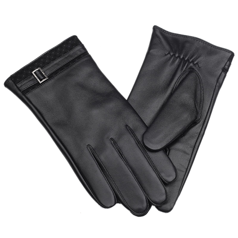 Gants pour homme      en peau de mouton - Ref 2782468 Image 4