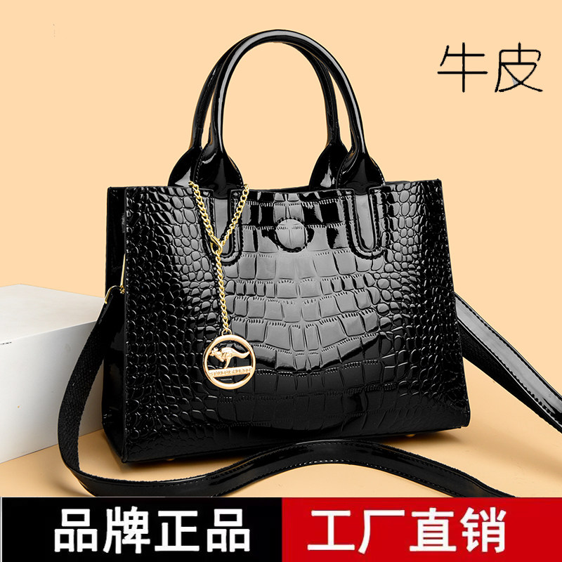 品牌正品真皮牛皮托特包
