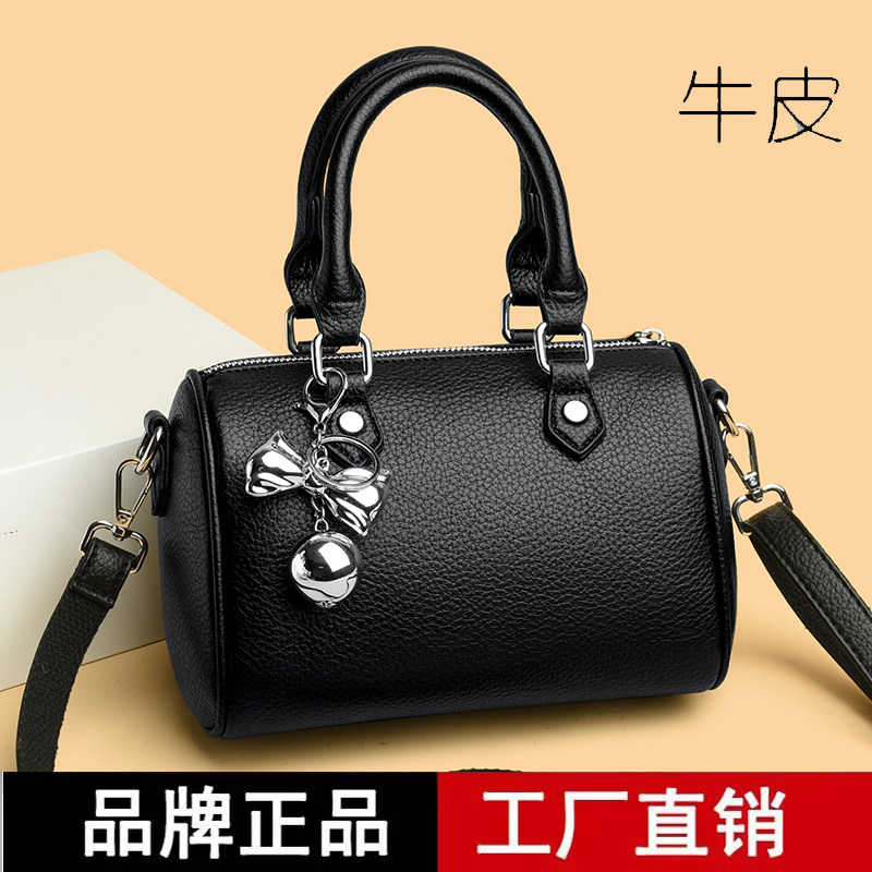品牌专柜正品真皮牛皮手提枕头包女2025新款时尚百搭单肩斜挎包女