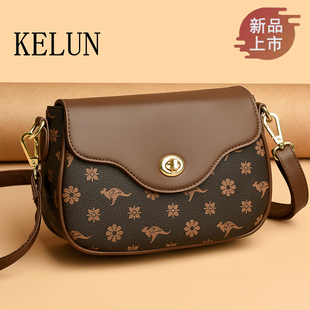 品牌真皮女士高端包包流行高级感洋气女款斜挎单肩百搭时尚小方包