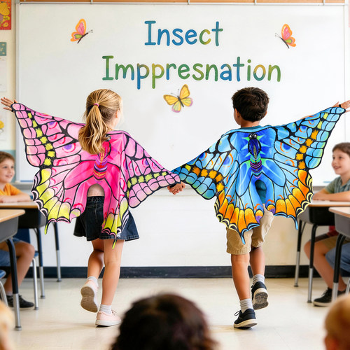 儿童蝴蝶翅膀cosplay道具表演