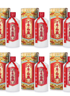 咨询有优惠整箱六瓶装2004年千年西藏酒白酒52度库存酒老年份酒