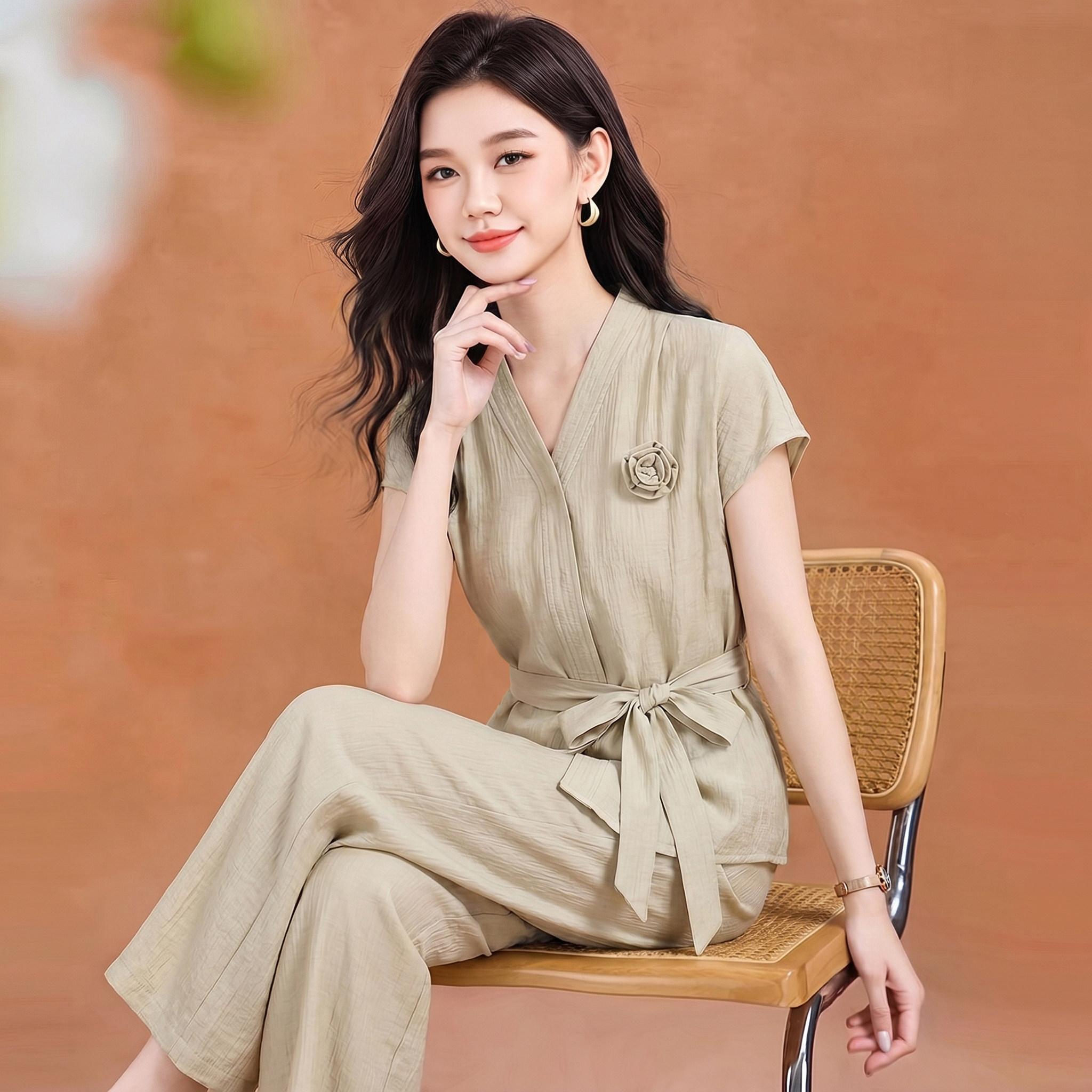 杭州品牌套装女夏妈妈时尚高端