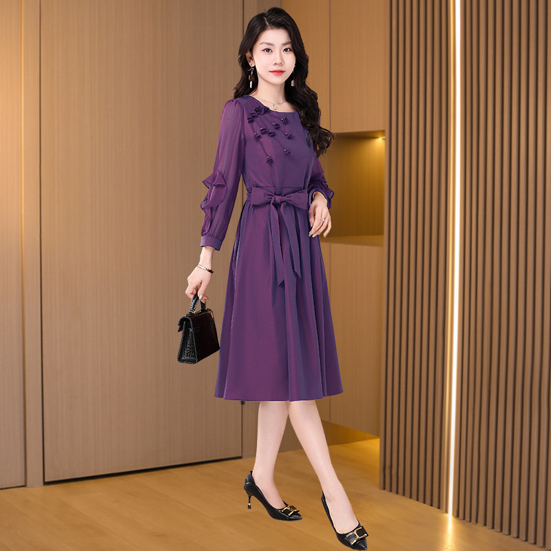 妈妈婚礼服旗袍喜婆婆连衣裙