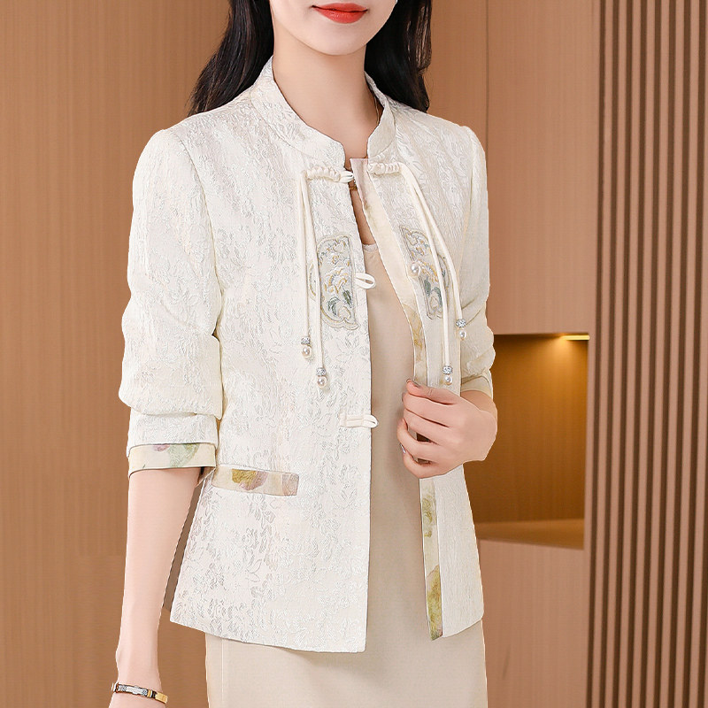 成都新中式国风女装小西装外套2026新款春款爆款高级感贵夫人西服