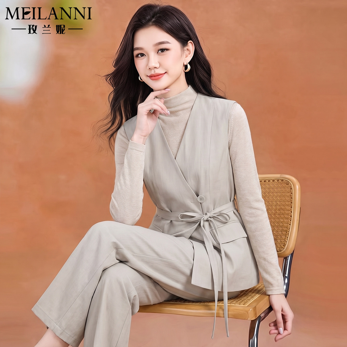 贵夫人小香风职业女装三件套