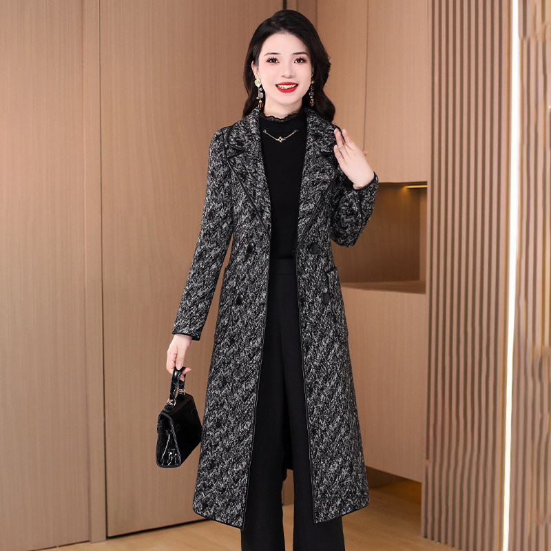 中长款风衣毛呢大衣女士2026春季新款小个子中长妈高端品牌外套秋