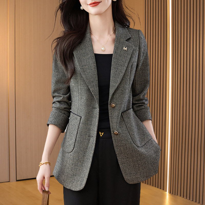 杭州小香风西装外套女2026新款春
