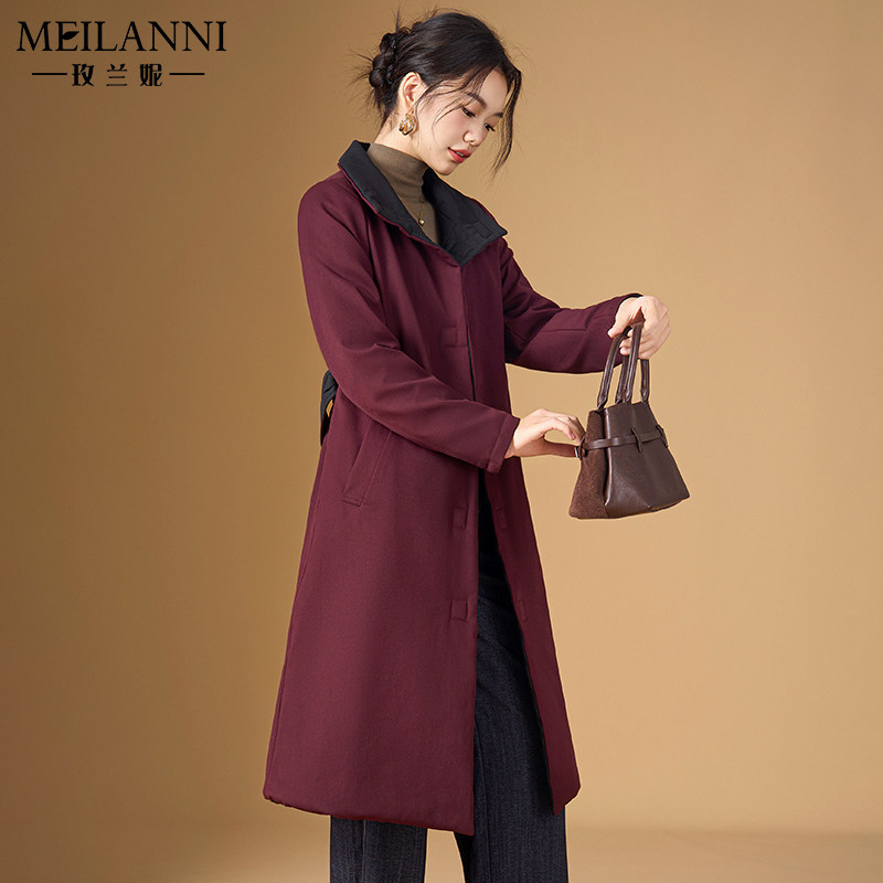 玫兰妮双面穿棉服外套气质高级感
