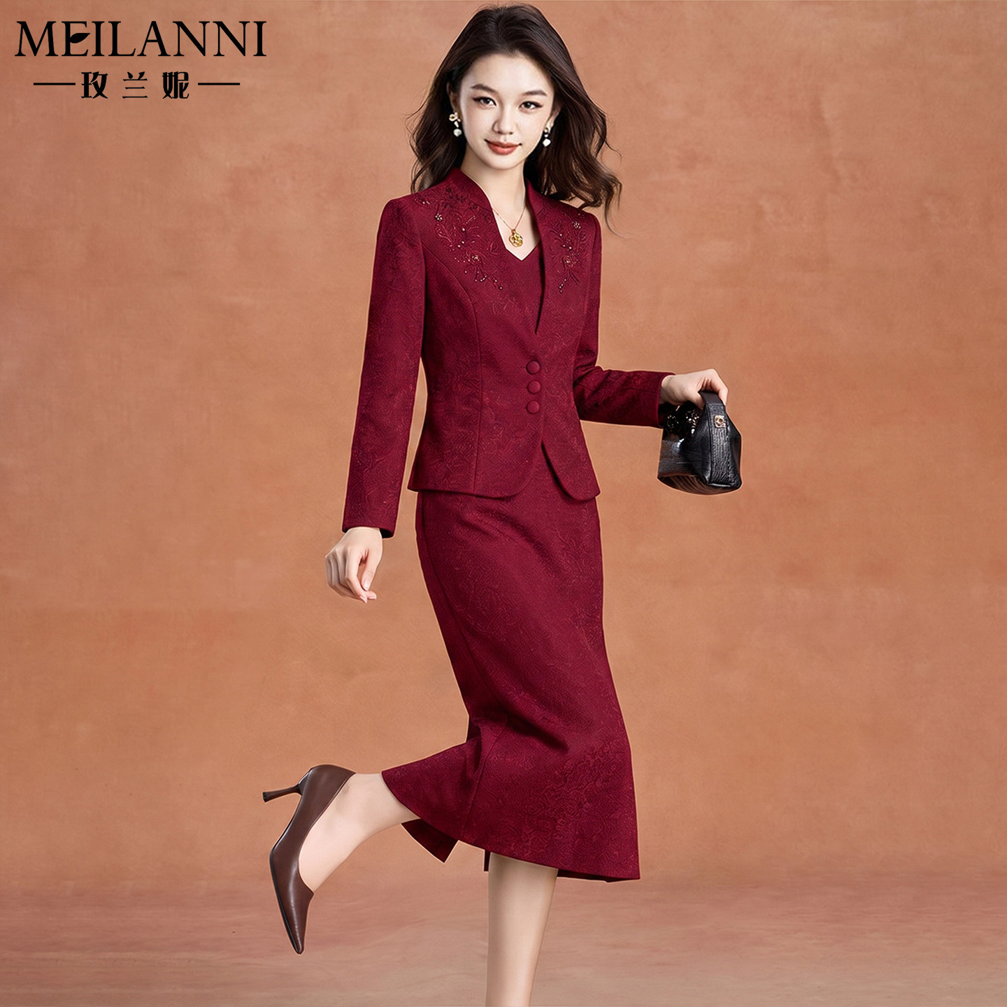 10月喜婆婆婚宴礼服杭州高端女装