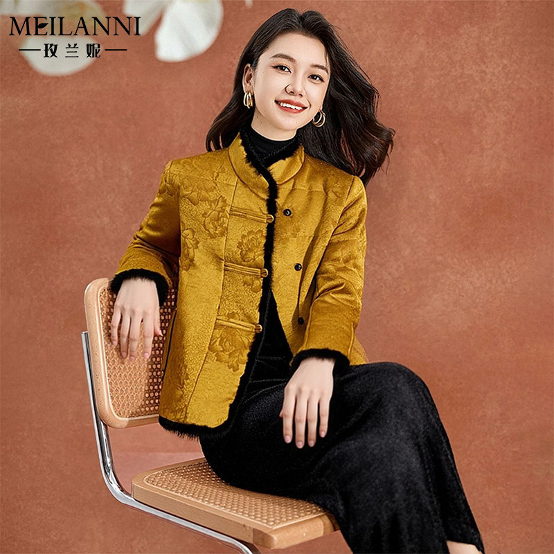 短款棉服棉衣新中式国风唐装外套