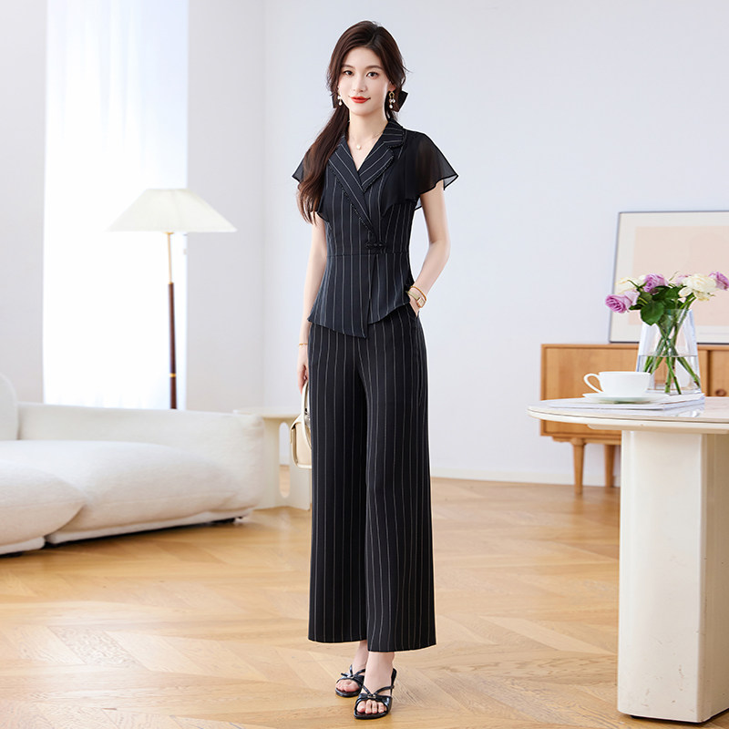 新中式职业套装女士夏2025新款