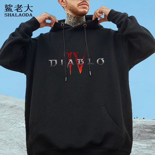鲨老大游戏周边连帽套头