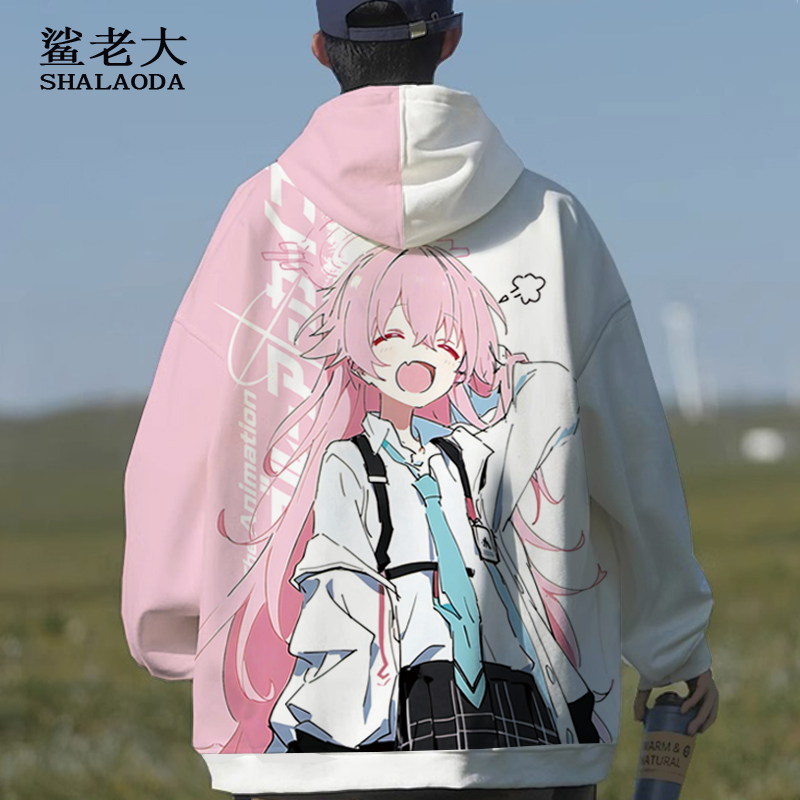 鲨老大动漫周边连帽套头