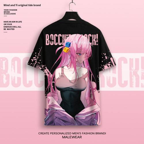 鲨老大短袖动漫周边青年