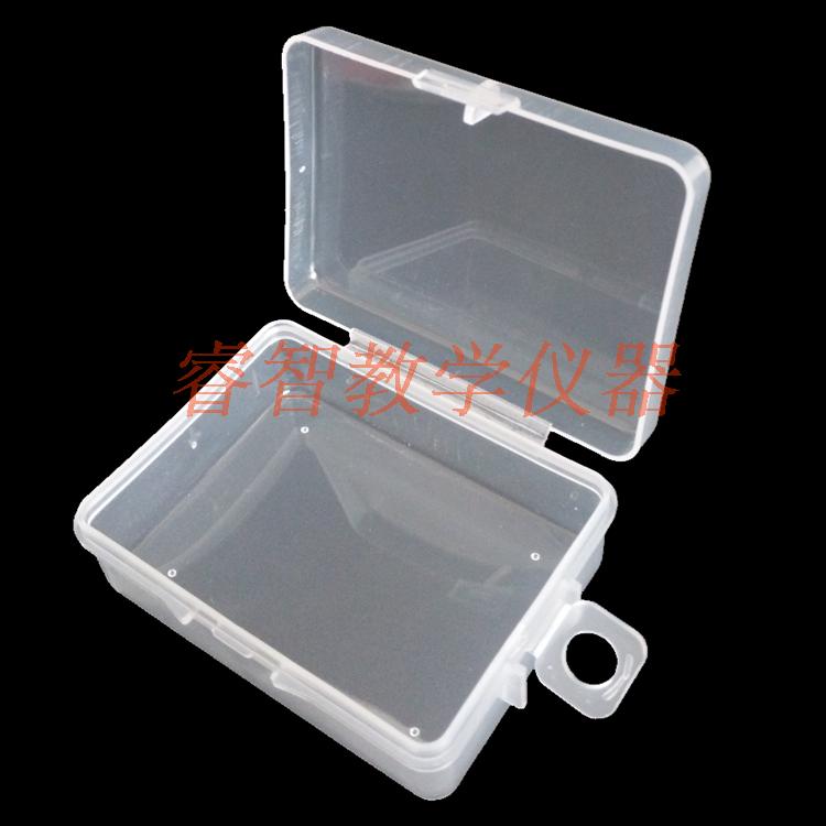 塑料盒长方形透明小号带挂钩塑料盒68*51*24mml零件盒电子元件盒