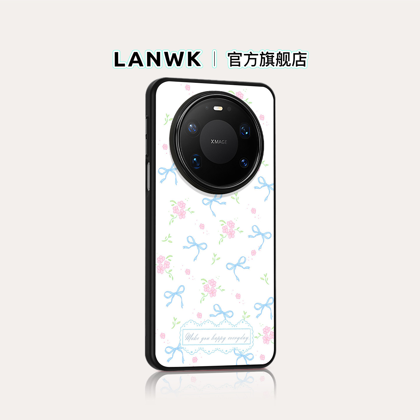 「春日物语」LANWK适用华为Mate80/70air/pro手机壳女新款mate60高级外壳pura70/80pro可爱卡通p70防摔保护套