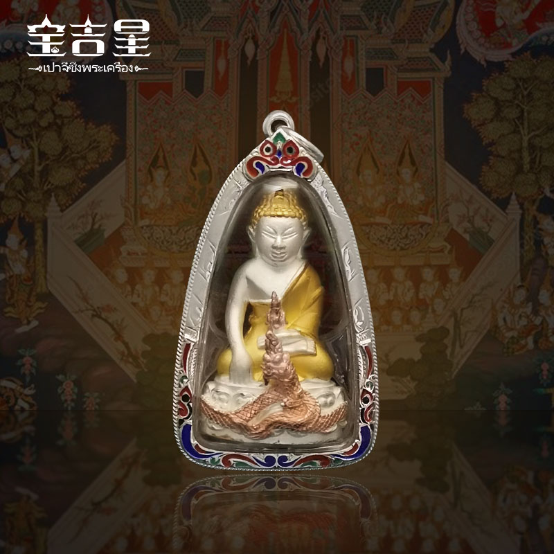 泰国佛牌阿赞苏斌盘龙药师佛