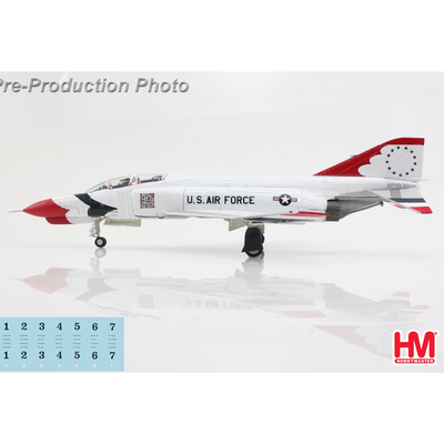 F-4E雷鸟表演中队合金模型