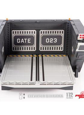 CALIBREWINGS 战机升降甲板 航母舰载机升降平台场景 带灯光音效