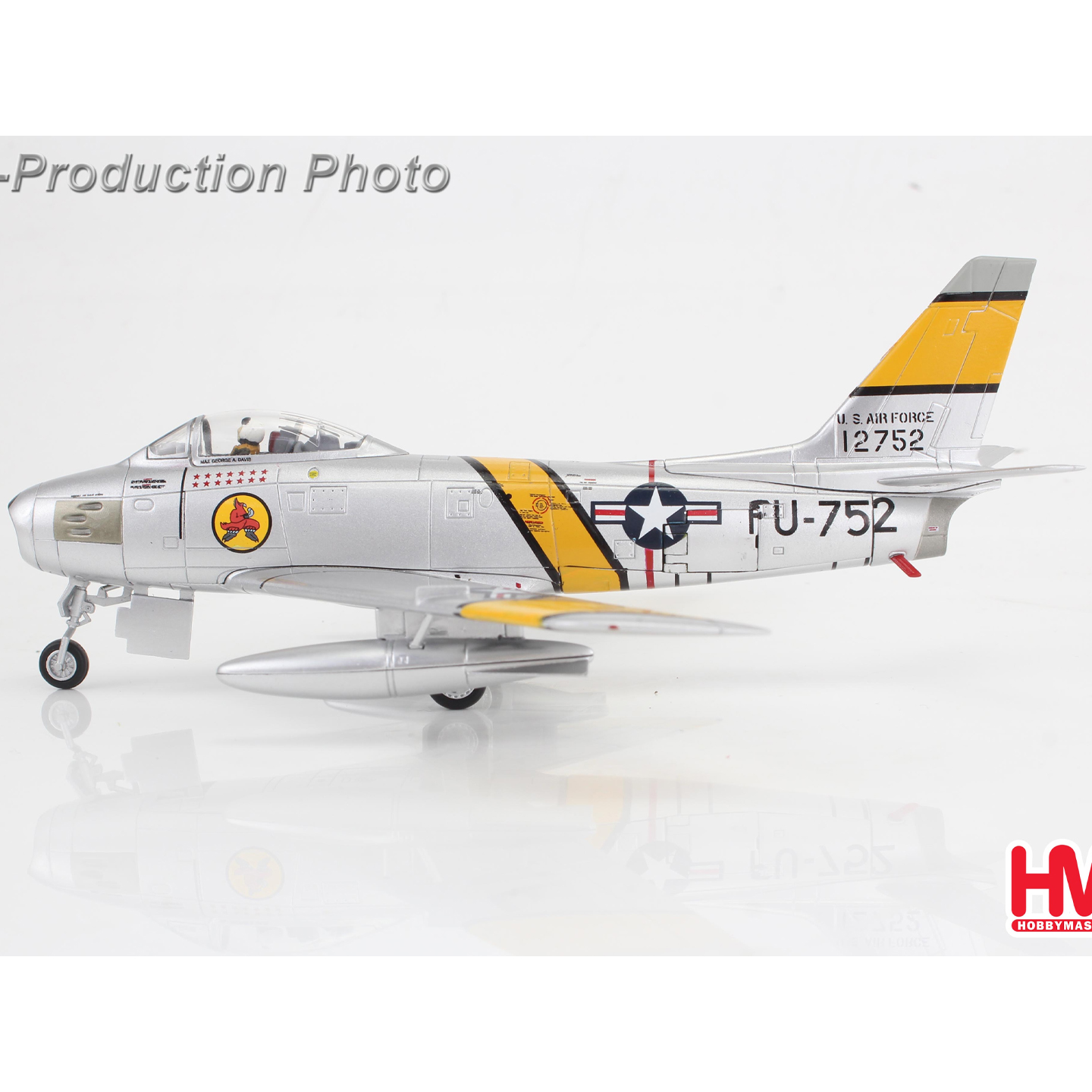 HOBBYMASTERF86战斗机合金模型