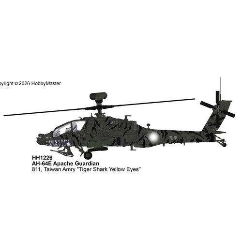 AH-64E阿帕奇直升机合金模型