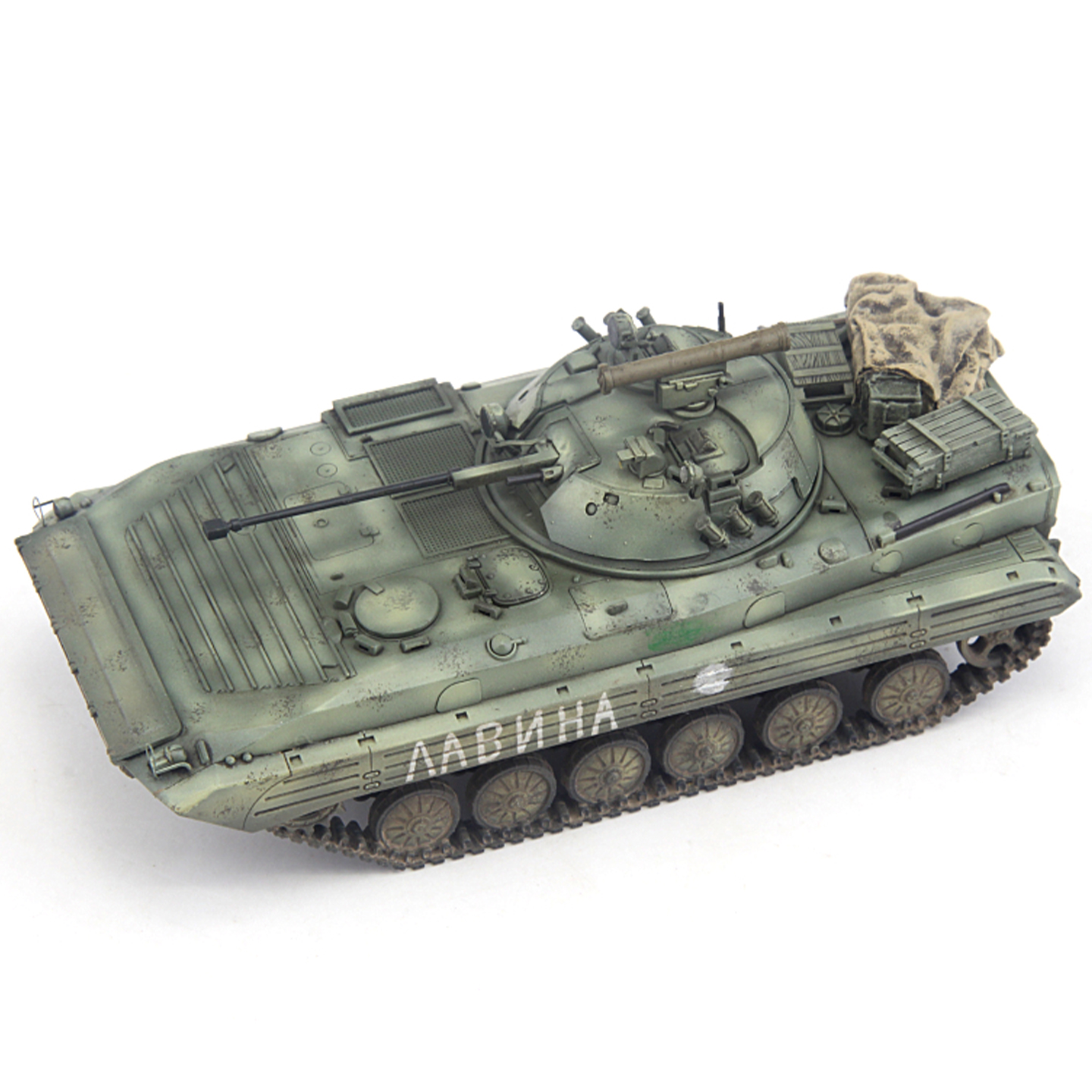 PANZERCORPS 1/72 BMP2步兵战车 顿涅茨克人民军Lavina号成品模型