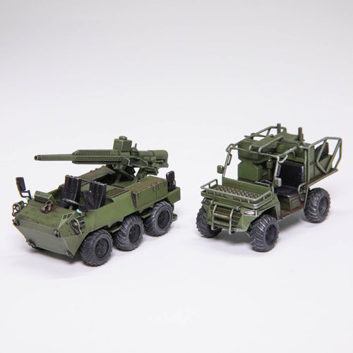 AM山猫全地形车榴弹炮+救护型