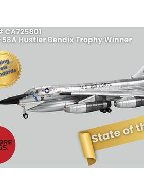 Calibre B-58超音速战略轰炸机 Bendix Trophy Winner 戴顿博物馆